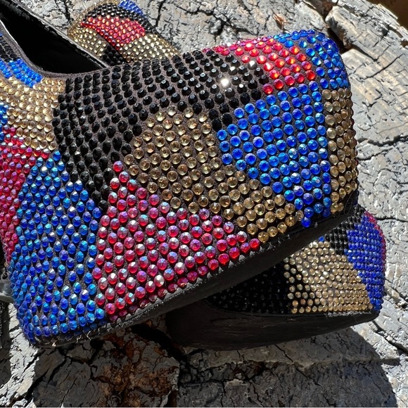 Steve Madden Dyvinal Platform Jeweled Pumps - Picture 8 of 11